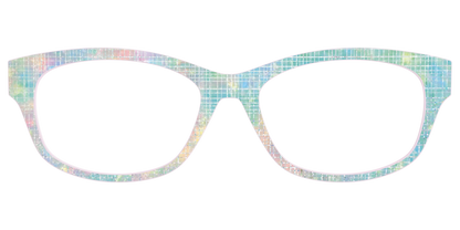 The Pastel Gradient with Holographic Hatching