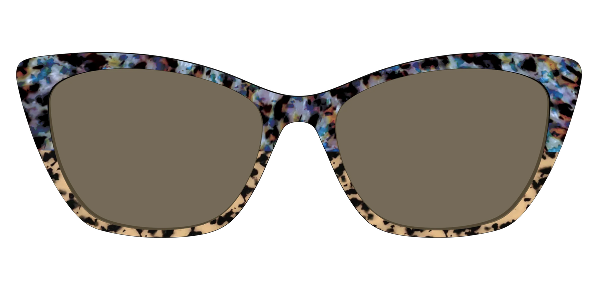 The Polarized Oasis Tortoise Split Sun Top