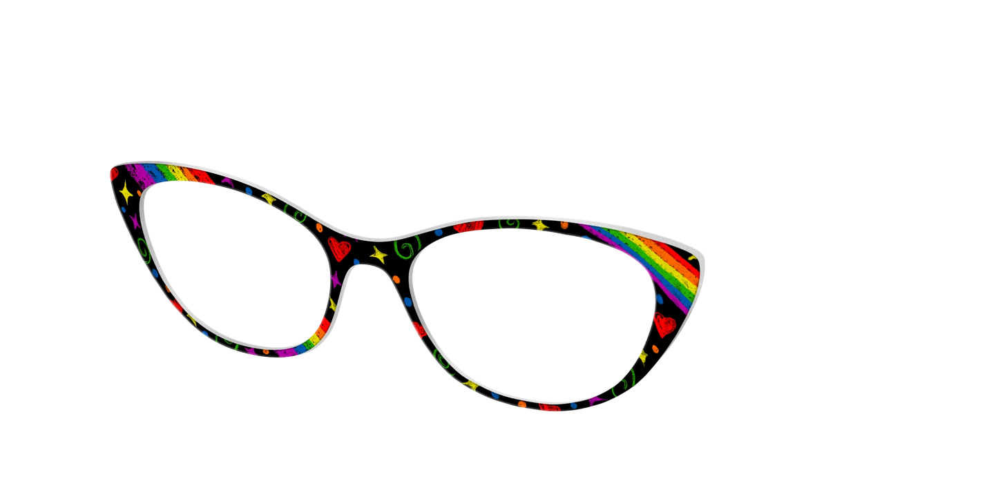 The Rainbow Chalk Doodles