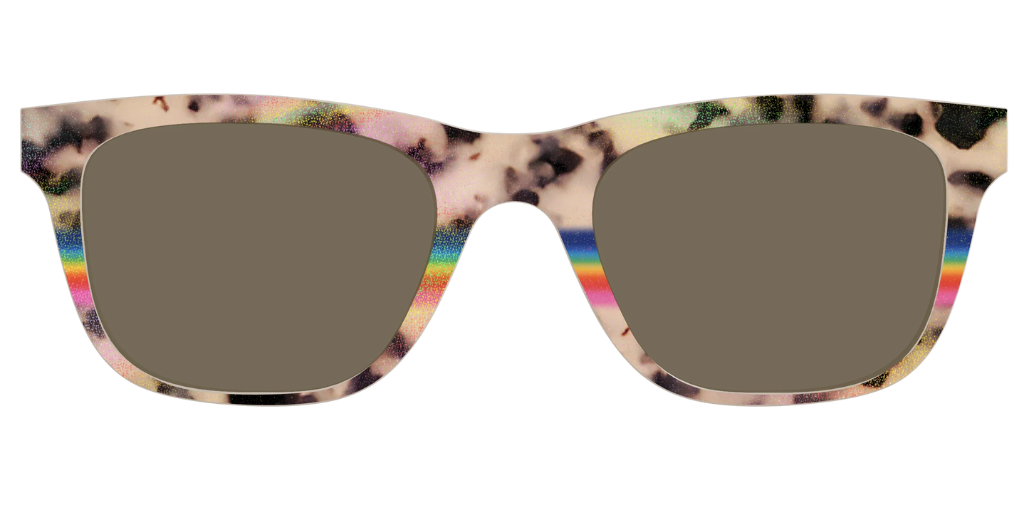 The Polarized Prism Split Tortoise Sun Top