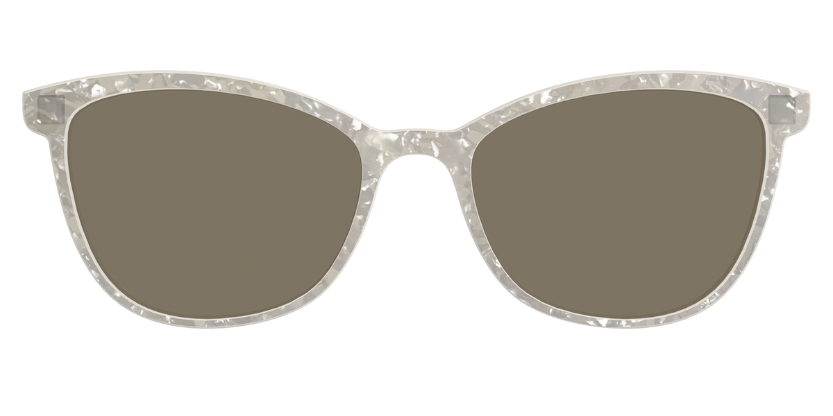 The Polarized White Quartz Pearl Sun Top