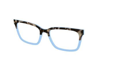The Denim Tortoise Crystal Split