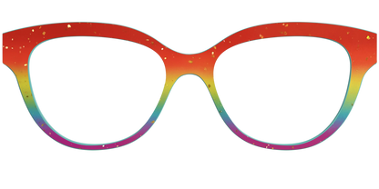The Spectrum Gradient with Gold Flakes