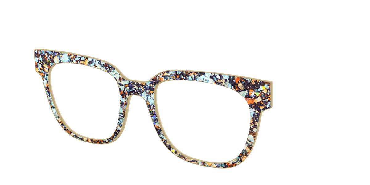 The Seashell Tortoise with Holographic Glitter