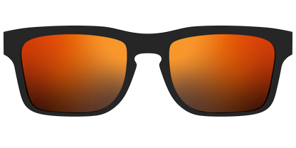 The Polarized Orange Reflective Sun Top