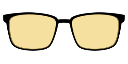 The Black With Citrine Yellow Lens