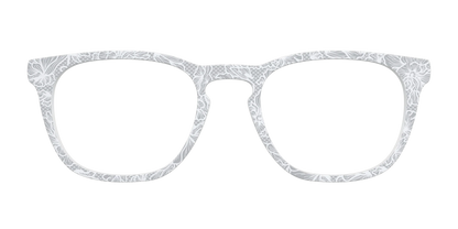 The Pale Gray Floral Lace