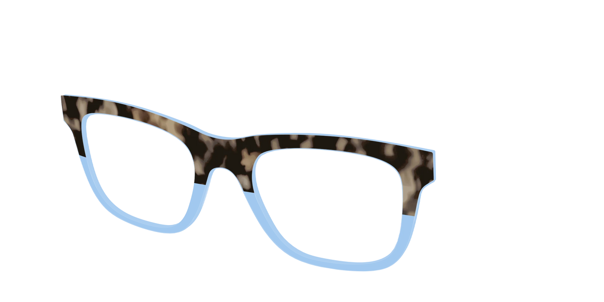 The Denim Tortoise Crystal Split