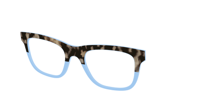 The Denim Tortoise Crystal Split