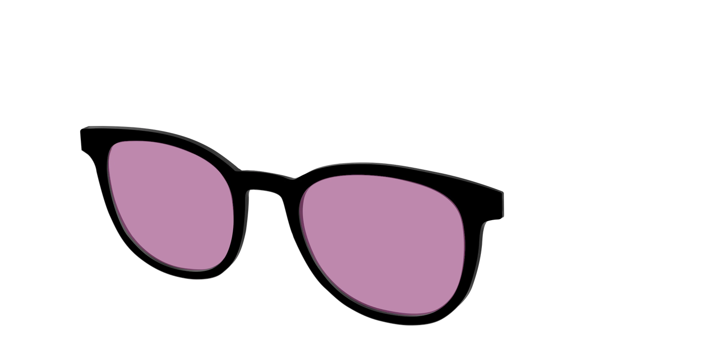 The Black with Pink Racquet Sport Lens
