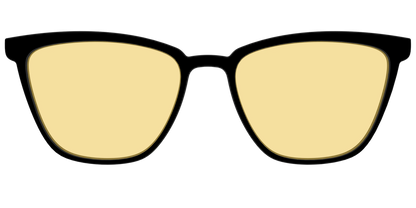 The Black With Citrine Yellow Lens