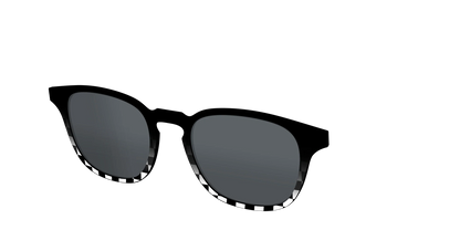 The Polarized Checkerboard Fade Sun Top