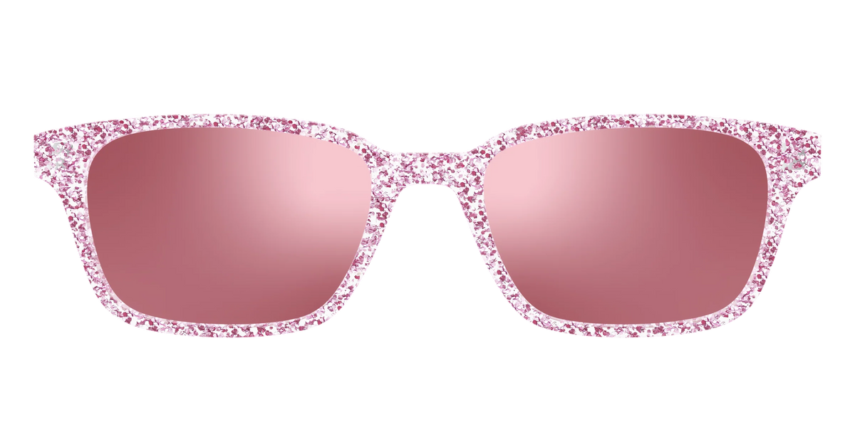 The Polarized Rose Gold Sparkle Sun Top
