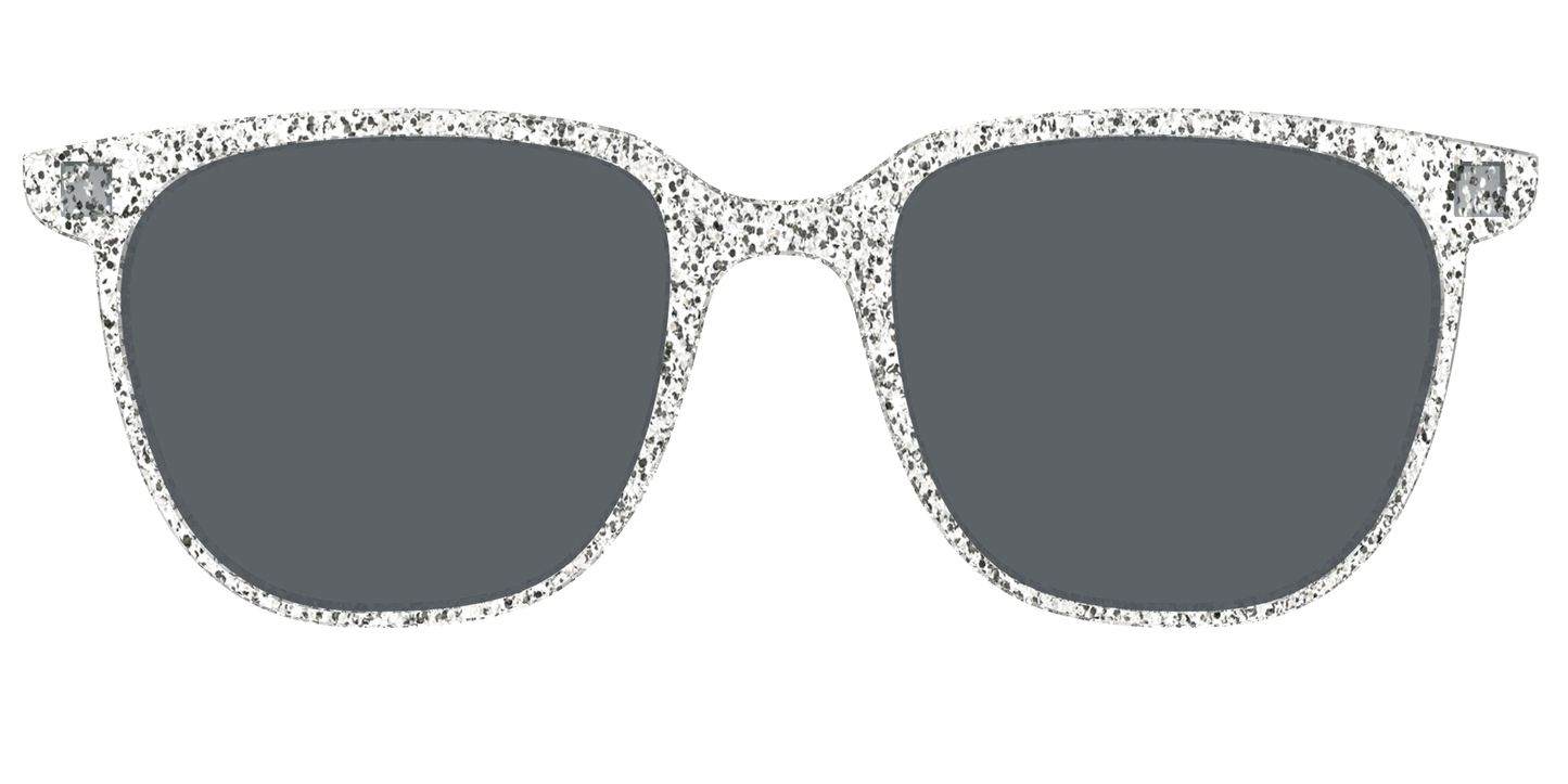 The Polarized Silver Sparkle Sun Top