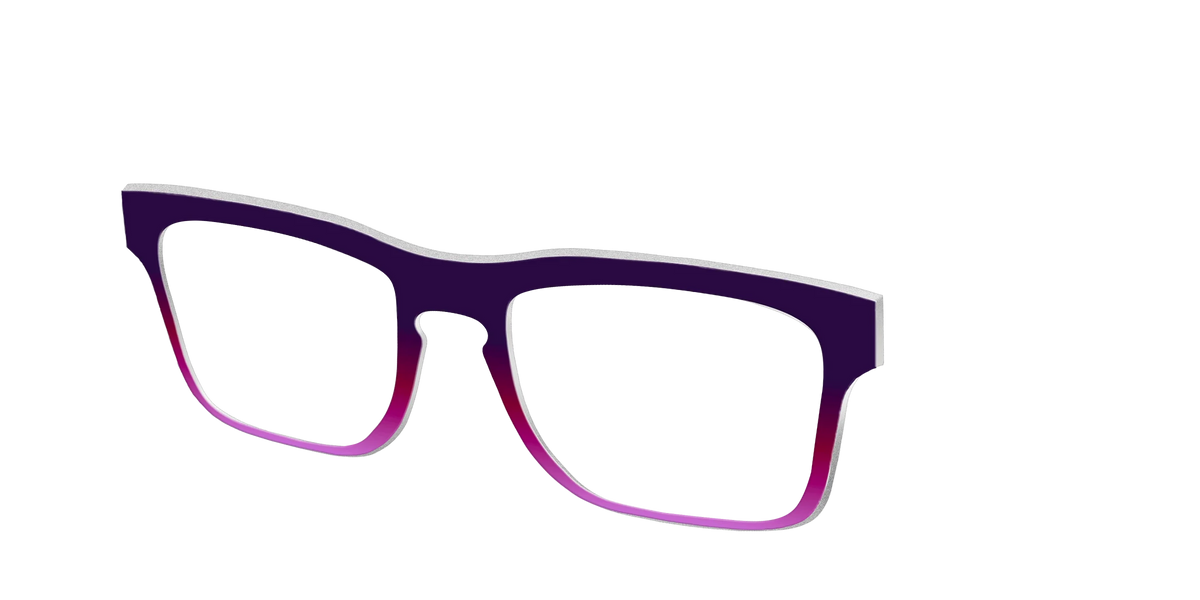 The Black To Jungle Orchid Gradient