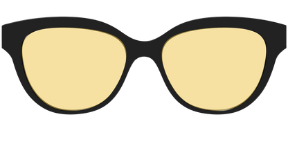 The Black With Citrine Yellow Lens
