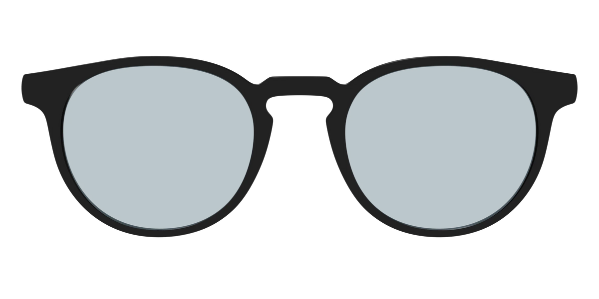 The Black With Slate Blue Lens