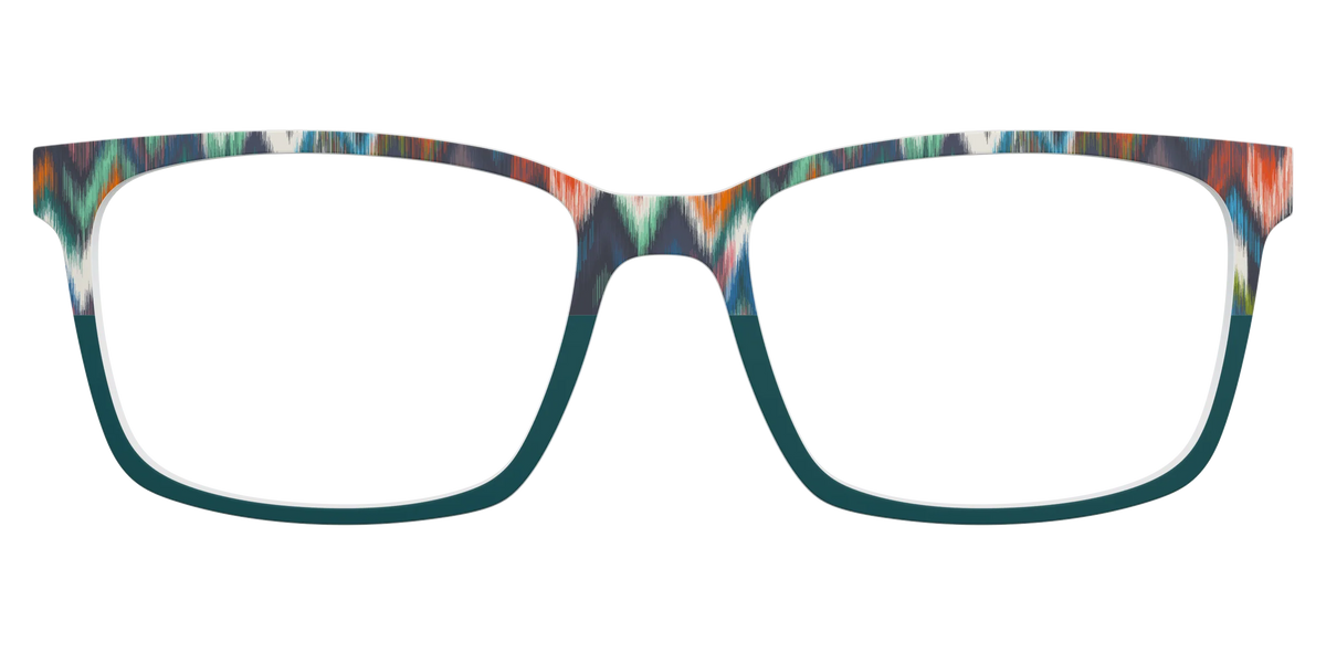The Teal Ikat Split