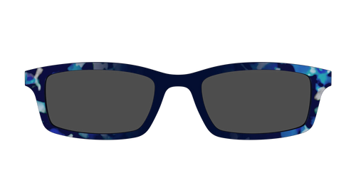 The Polarized Indigo Tortoise Sun Top