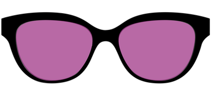 The Black with Violet Golf Lens