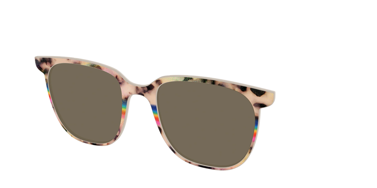 The Polarized Prism Split Tortoise Sun Top