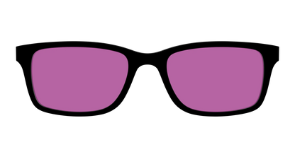 The Black with Violet Golf Lens