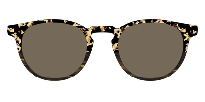 The Polarized Caramel Tortoise Horn Split Sun Top