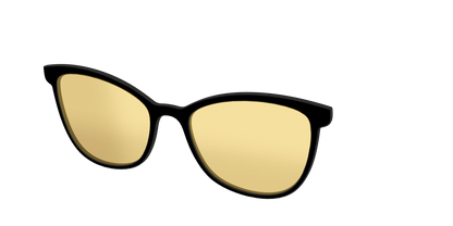 The Black With Citrine Yellow Lens