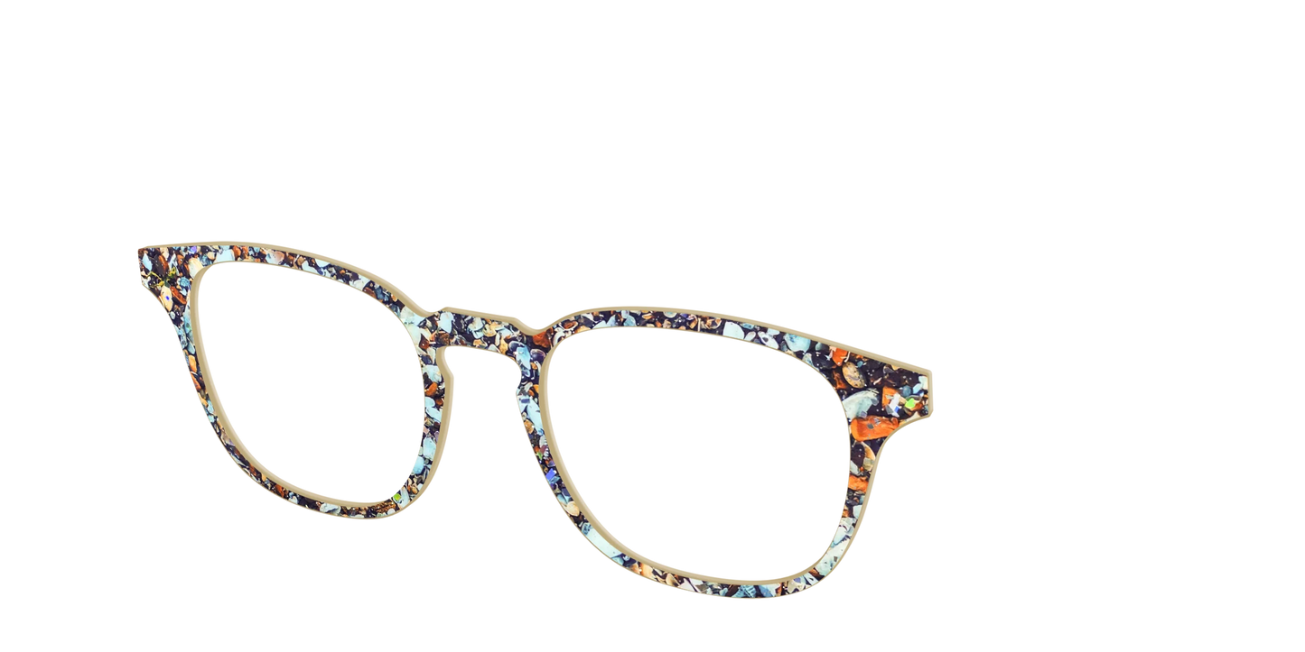 The Seashell Tortoise with Holographic Glitter