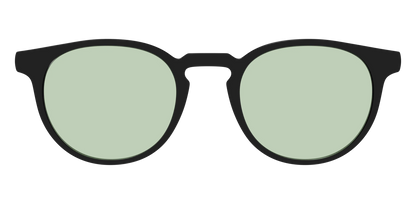 The Black With Sage Green Lens