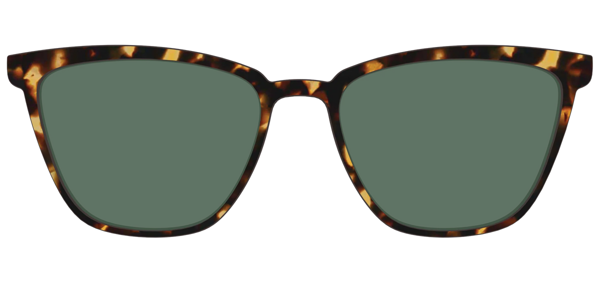 The Non-Polarized Green Tortoise Sun Top