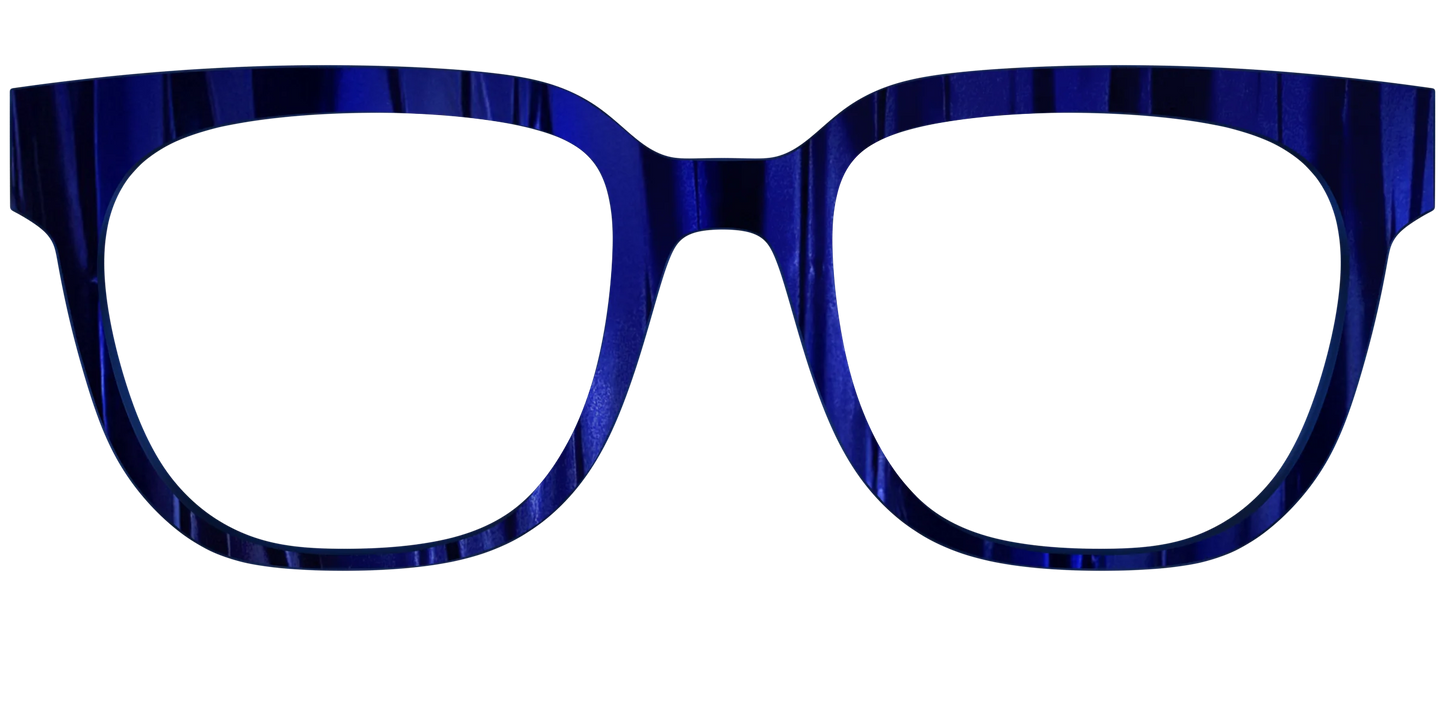 The Indigo Moire Stripes