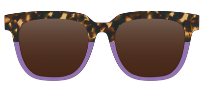 The Polarized Lavender Tortoise Split Sun Top