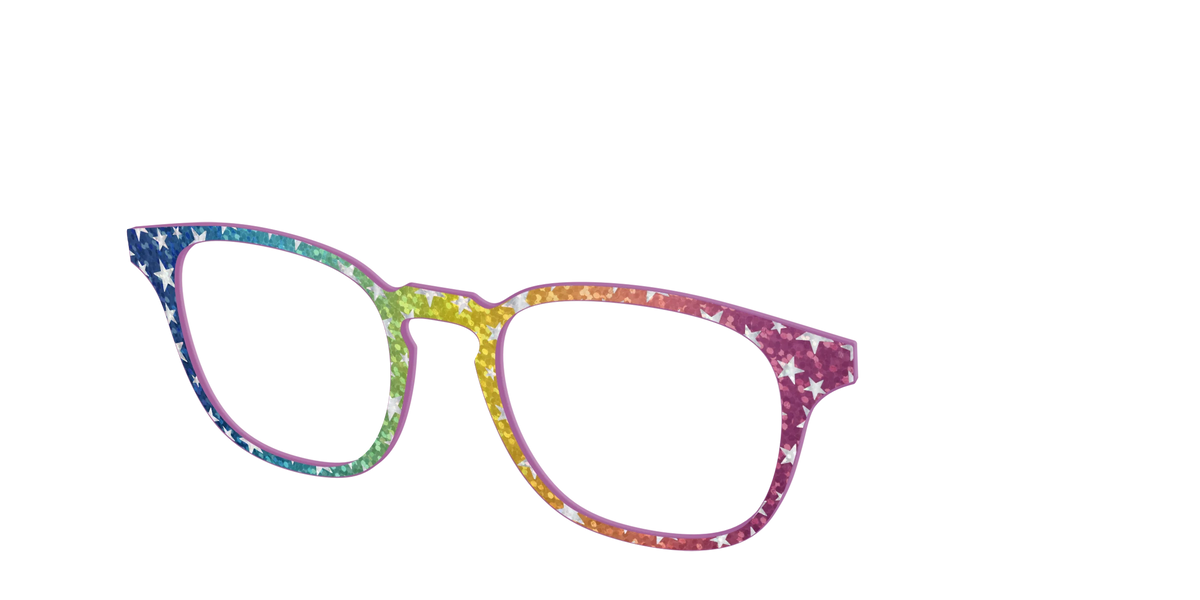 The Iridescent Rainbow Stars