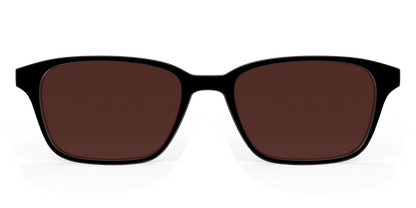The Black with Brown Golf Lens