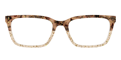 The Khaki Tortoise Crystal Split with Gold Flakes