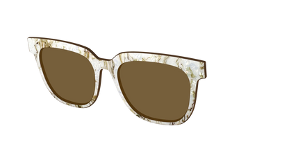 The Polarized Ivory Sand Pearl Shell Sun Top