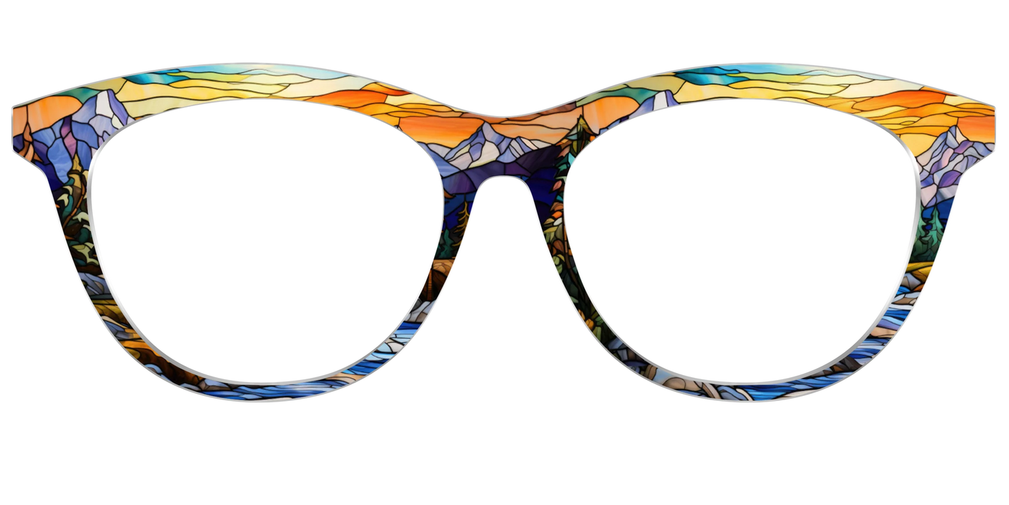 The Mountainscape Stained Glass