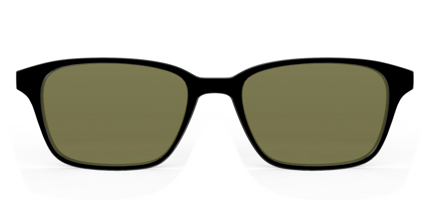The Black with Green Racquet Sport Lens