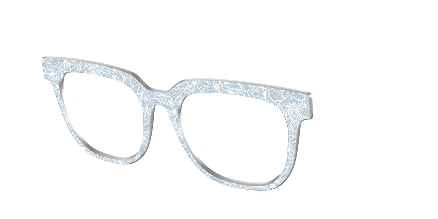 The Something Blue Floral Lace