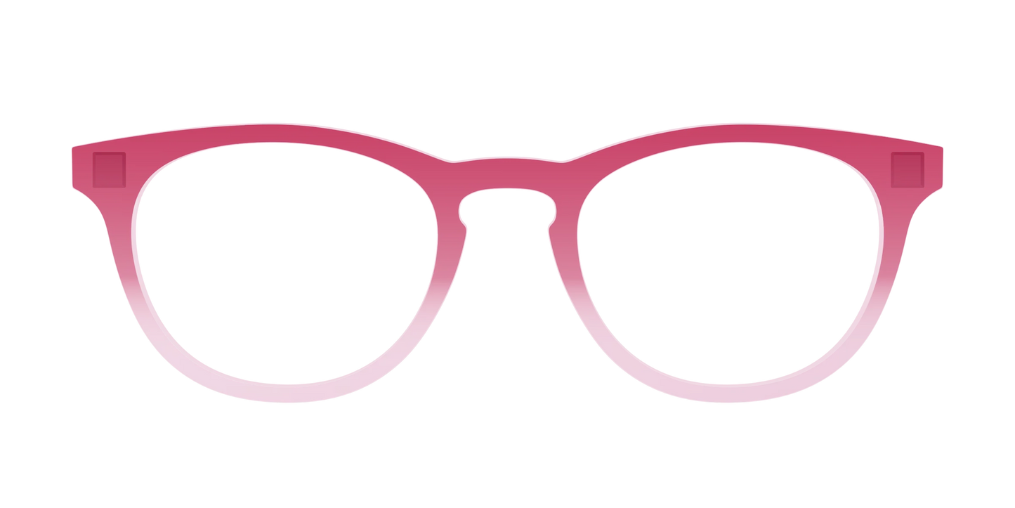 The Flamingo to Blush Gradient Crystal