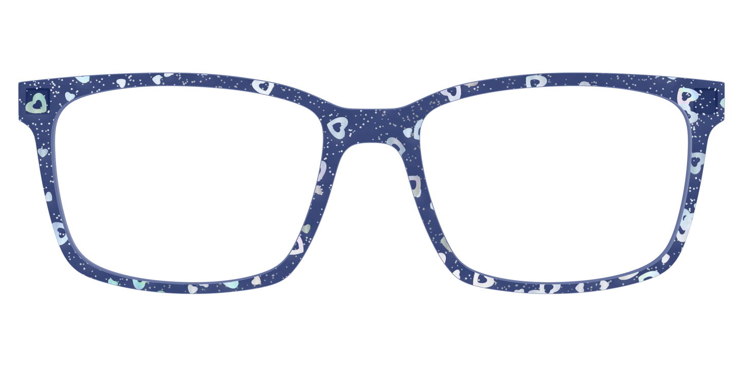 The Denim Heart Glitter Crystal