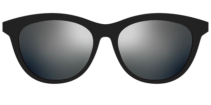 The Polarized Silver Reflective Sun Top