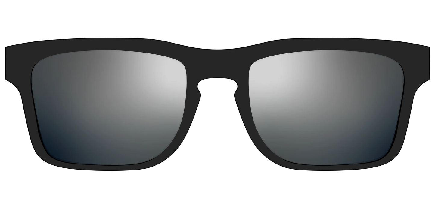 The Polarized Silver Reflective Sun Top