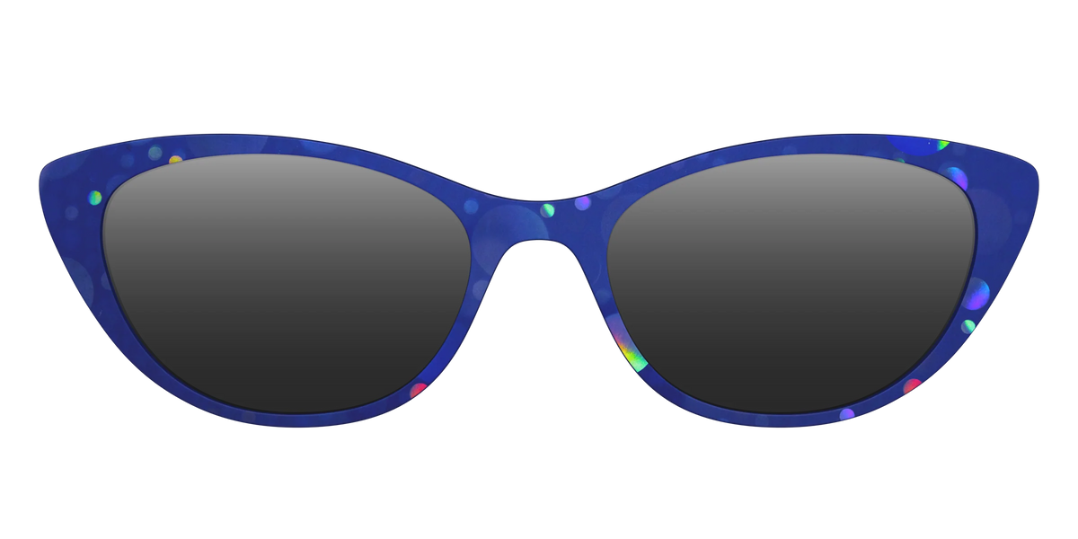 The Polarized Navy Holographic Bubbles Sun Top