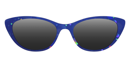 The Polarized Navy Holographic Bubbles Sun Top