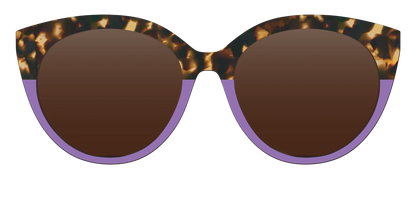 The Polarized Lavender Tortoise Split Sun Top