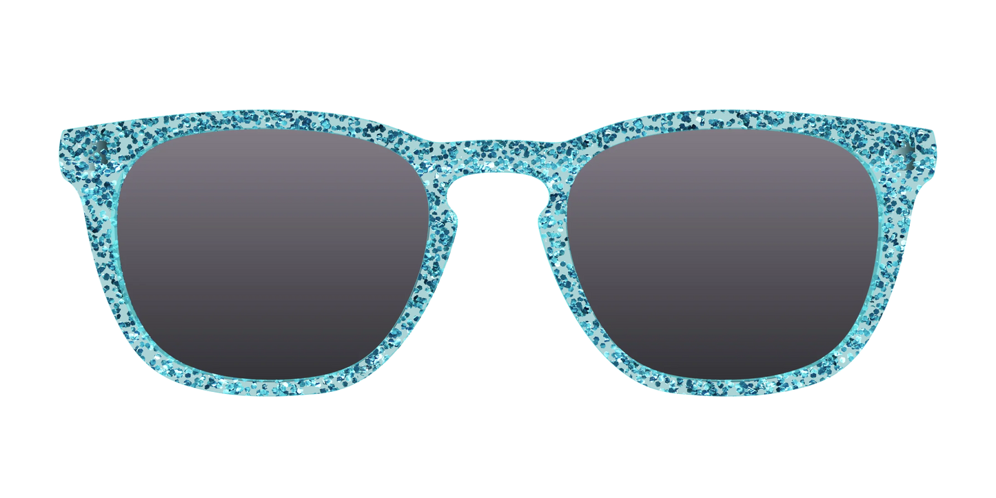 The Polarized Aquamarine Sparkle Sun Top