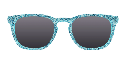 The Polarized Aquamarine Sparkle Sun Top