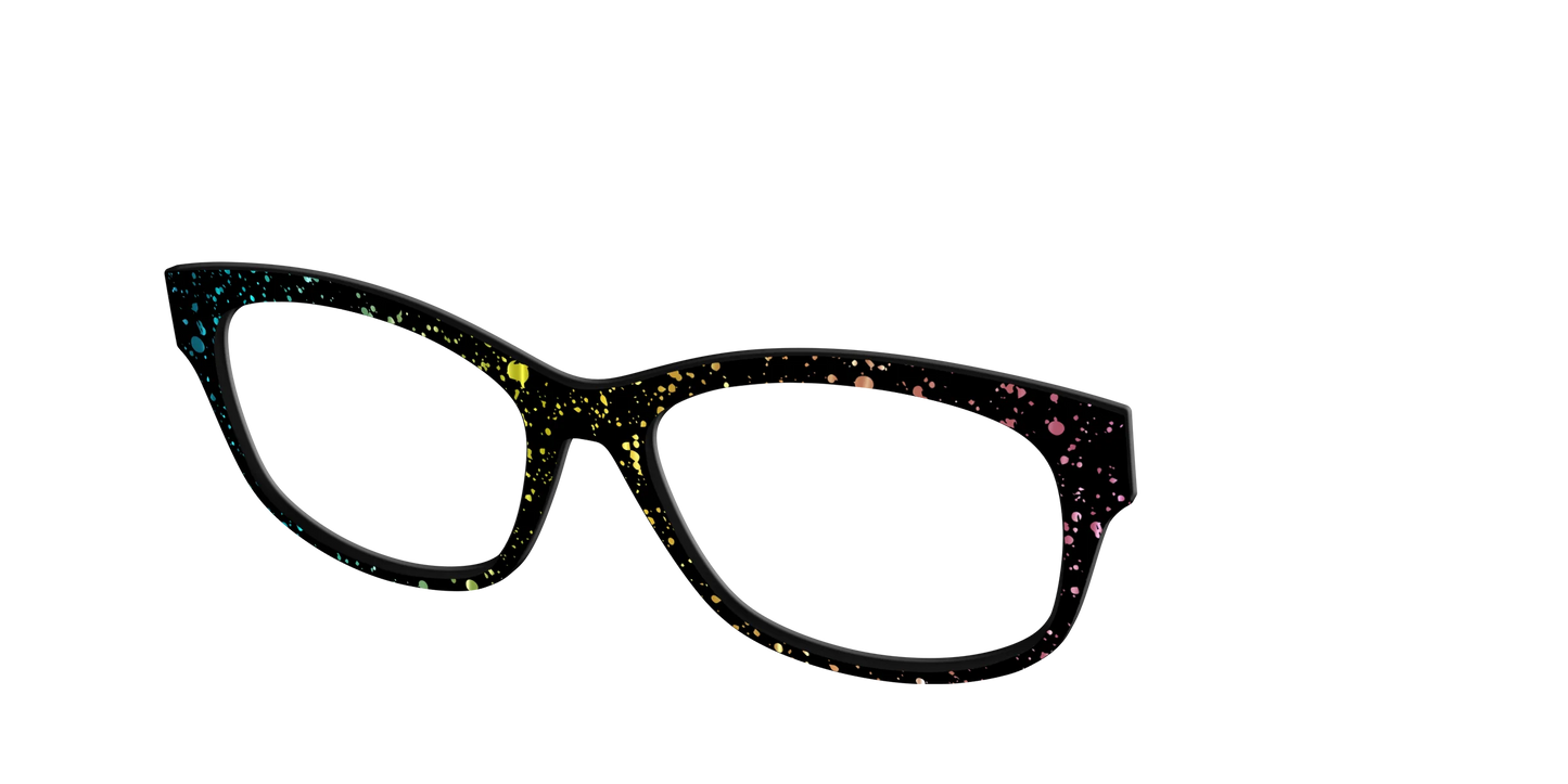 The Rainbow Foil Splatter
